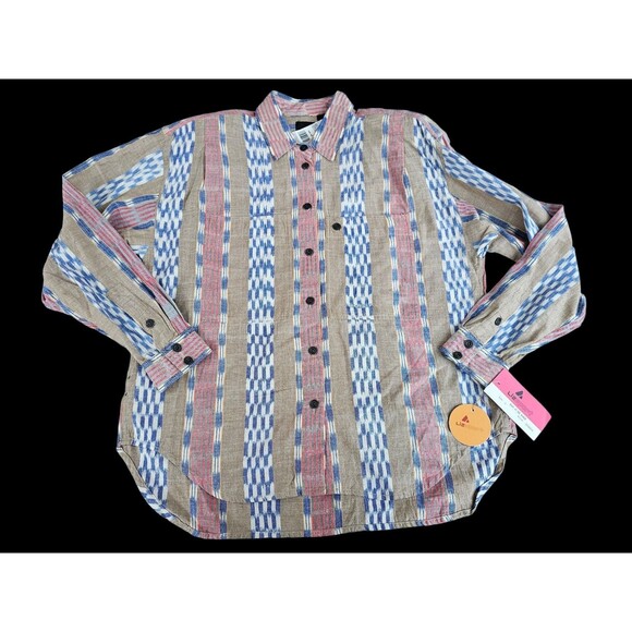 Liz Sport Tops - Liz Claiborne Vintage Western Shirt Ranch Cowgirl Womens S Aztec Bohemian